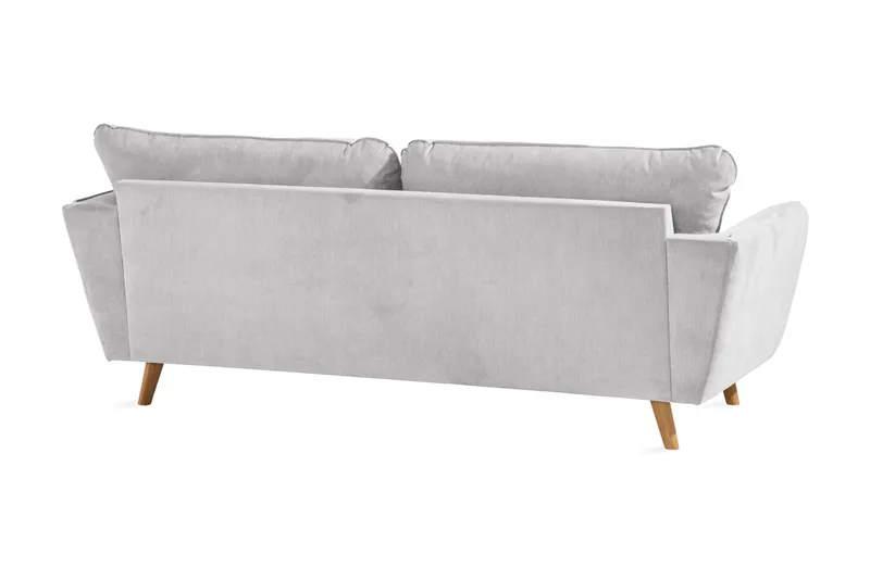 Trend Lyx 3-personers Stofsofa - Lysegrå - Møbler - Sofaer - 3 personers sofa