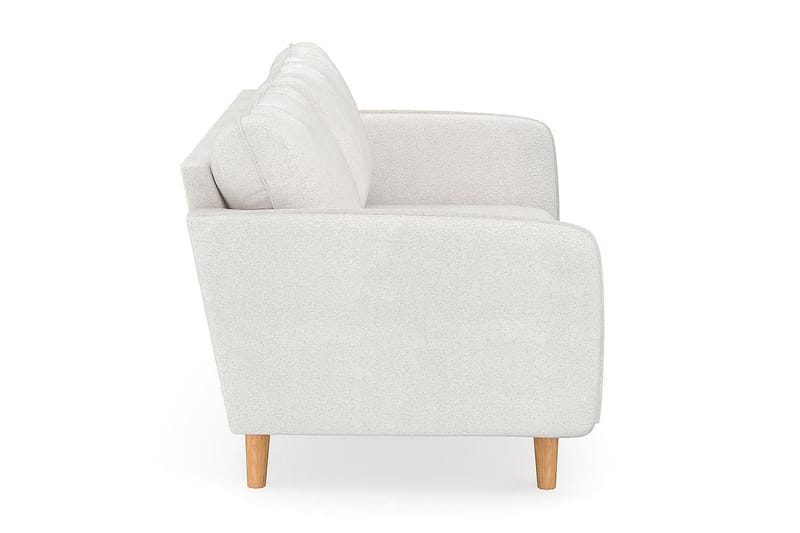 Trend Lyx 3-personers Sofa i Bouclé - Hvid - Møbler - Sofaer - 3 personers sofa