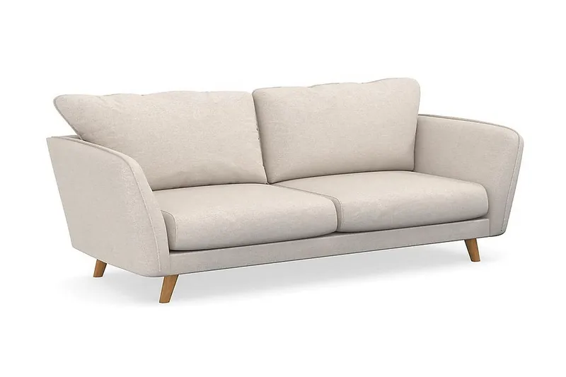 Trend Lyx 3-personers Stofsofa - Beige - Møbler - Sofaer - 3 personers sofa
