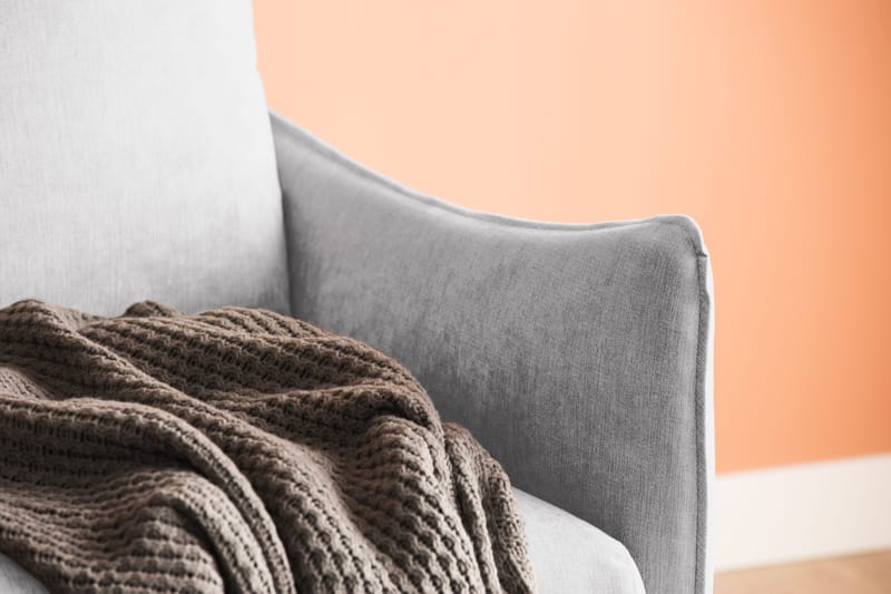 Trend Lyx 3-personers Stofsofa - Lysegrå - Møbler - Sofaer - 3 personers sofa