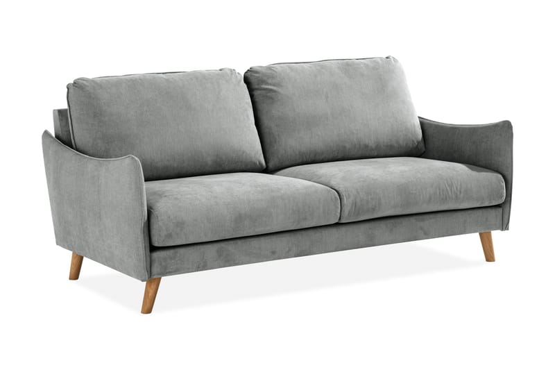Trend Lyx 3-personers Stofsofa - Grå - Møbler - Sofaer - 3 personers sofa