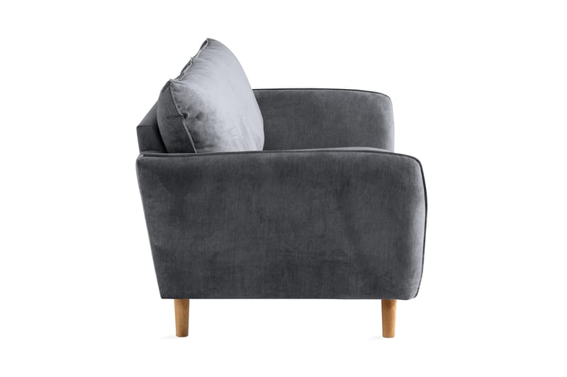 Trend Lyx 3-personers Stofsofa - Mørkegrå - Møbler - Sofaer - 3 personers sofa