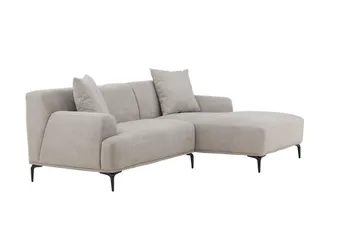Viskan Sofa 3-personers - Lysegrå - Møbler - Sofaer - Sofa med chaiselong - 3 personers sofa med chaiselong
