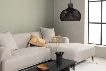 Viskan Sofa 3-personers - Lysegrå - Møbler - Sofaer - Sofa med chaiselong - 3 personers sofa med chaiselong