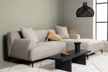 Viskan Sofa 3-personers - Lysegrå - Møbler - Sofaer - Sofa med chaiselong - 3 personers sofa med chaiselong