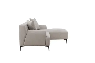 Viskan Sofa 3-personers - Lysegrå - Møbler - Sofaer - Sofa med chaiselong - 3 personers sofa med chaiselong