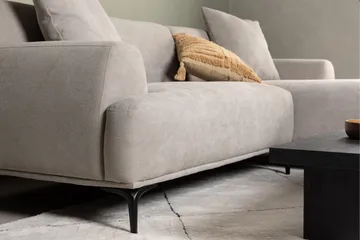 Viskan Sofa 3-personers - Lysegrå - Møbler - Sofaer - Sofa med chaiselong - 3 personers sofa med chaiselong