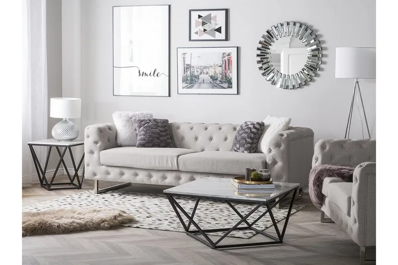 Vissland sofa 3 sæder - Beige - Møbler - Sofaer - 3 personers sofa