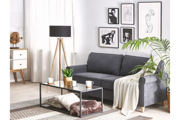 Warmoth Sofa med Rullearmlæn i Stof - Grå - Møbler - Sofaer - 3 personers sofa
