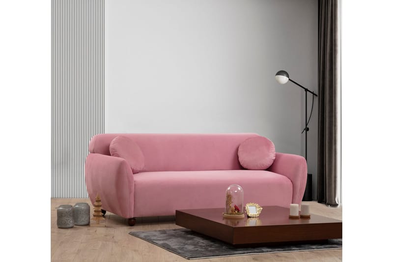 Whitecliffs Sofa 3-personers - Rosa - Møbler - Sofaer - 3 personers sofa