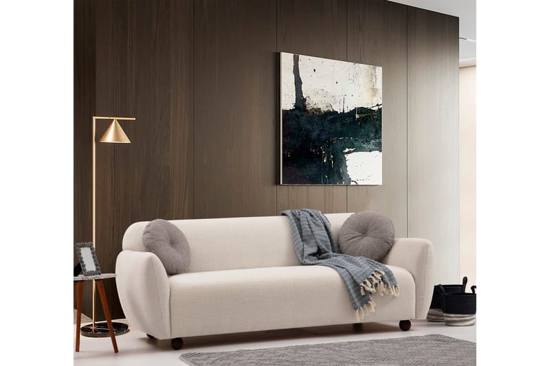 Whitecliffs Sofa 3-Pers. - Cream - Møbler - Sofaer - 3 personers sofa