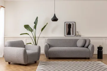 Whitecliffs Sofa 3-personers - Grå - Møbler - Sofaer - 3 personers sofa