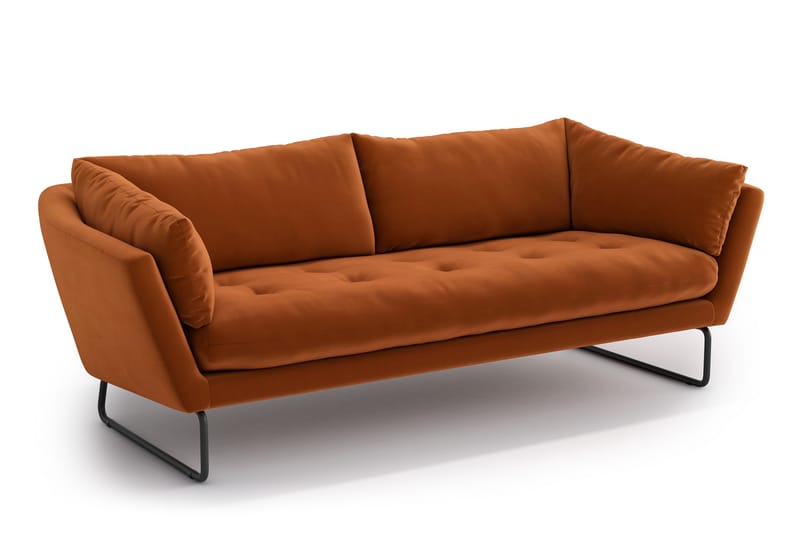 Ynnabo 3-Pers. Sofa - Rød - 3 personers sofa