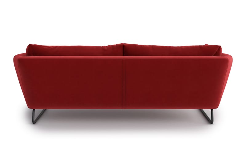 Ynnabo 3-Pers. Sofa - Rød - 3 personers sofa