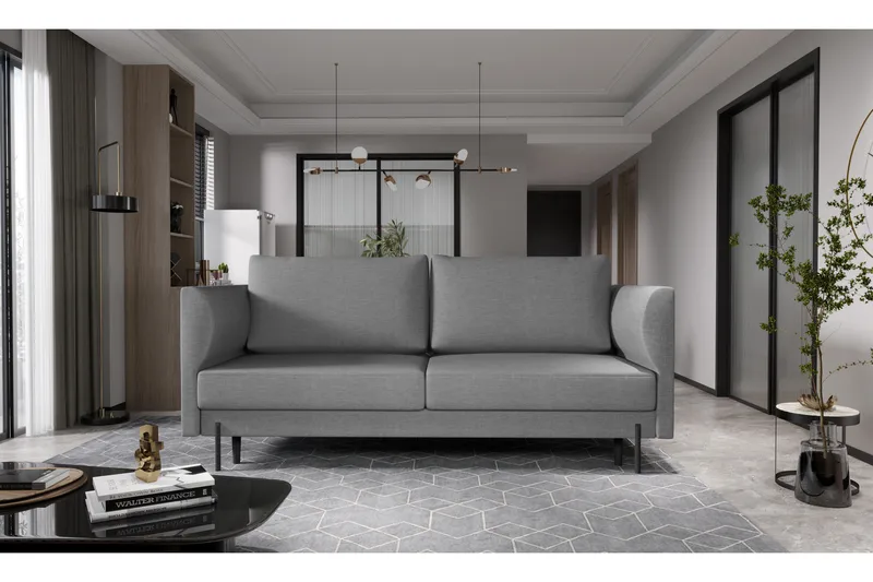 Zerlo 3-Pers. Sofa, Grå