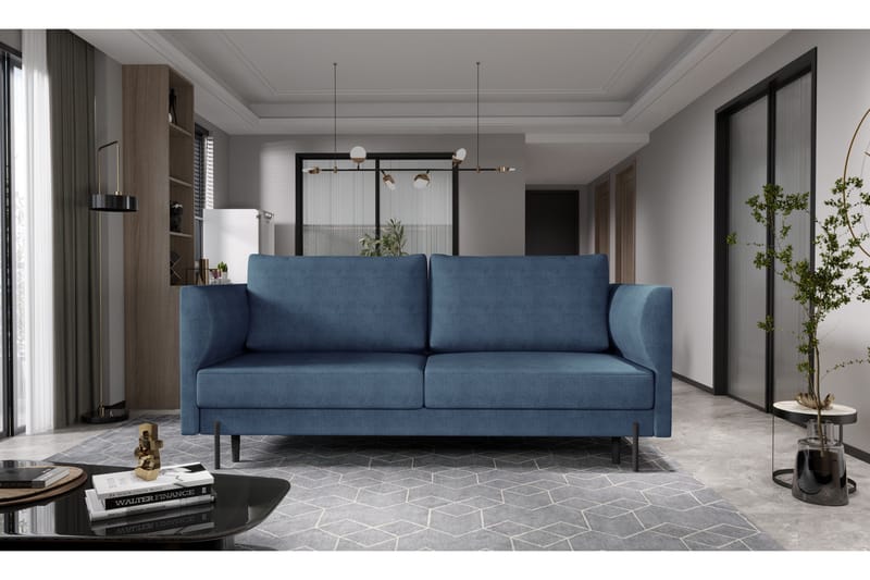 Zerlo 3-Pers. Sofa, Blå