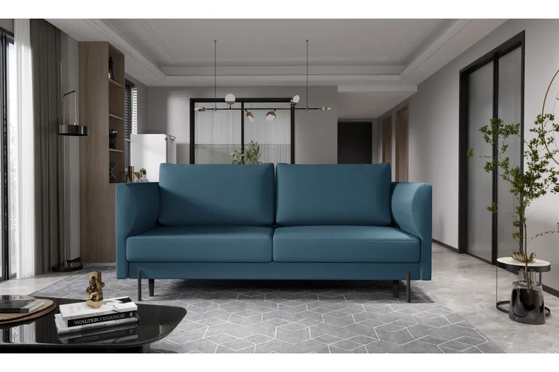 Zerlo 3-Pers. Sofa, Blå