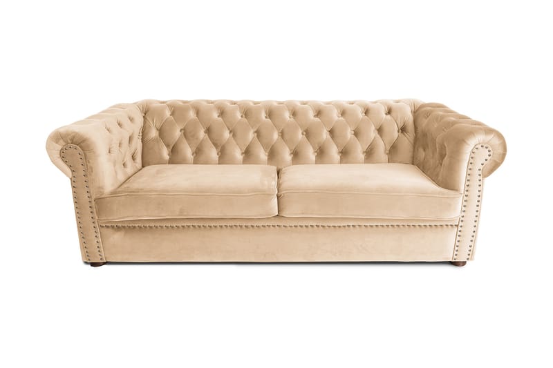 3-seat Extendable Sofa Chesterfield - Møbler - Sofaer - Sovesofaer - 3 personers sovesofa