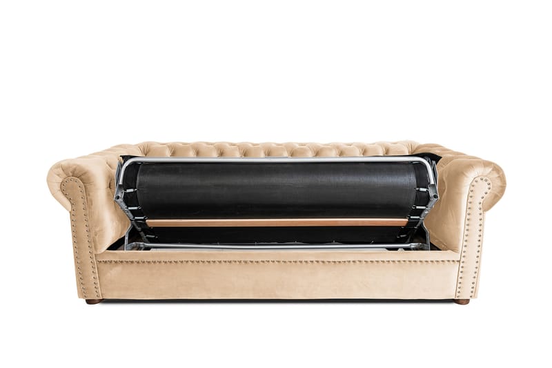 3-seat Extendable Sofa Chesterfield - Møbler - Sofaer - Sovesofaer - 3 personers sovesofa