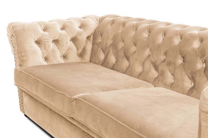 3-seat Extendable Sofa Chesterfield - Møbler - Sofaer - Sovesofaer - 3 personers sovesofa