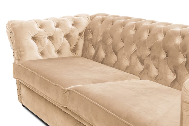 3-seat Extendable Sofa Chesterfield - Sovesofaer - 3 personers sovesofa