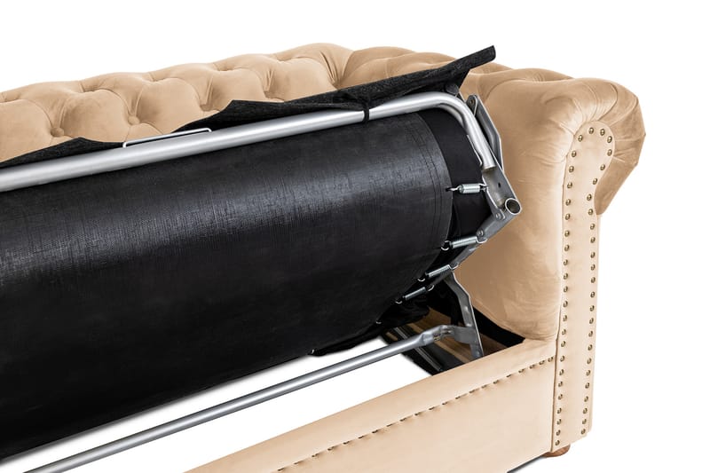 3-seat Extendable Sofa Chesterfield - Møbler - Sofaer - Sovesofaer - 3 personers sovesofa