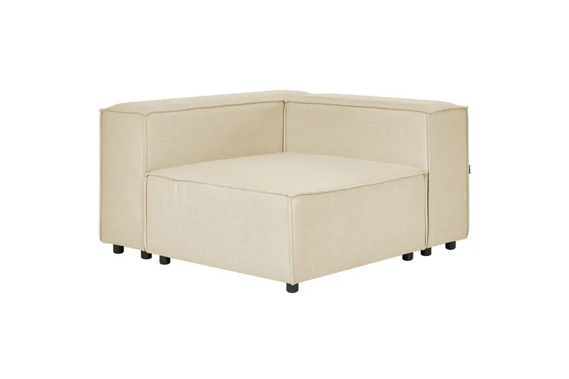 3-sits Hörnsoffa Beliani Aprica Högervänd Left-faced - Møbler - Sofaer - Sofa med chaiselong