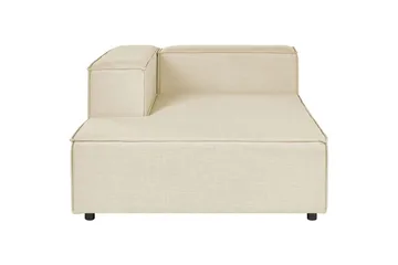 3-sits Hörnsoffa med fotpall Beliani Aprica Högervänd Left-faced - Møbler - Sofaer - Sofa med chaiselong