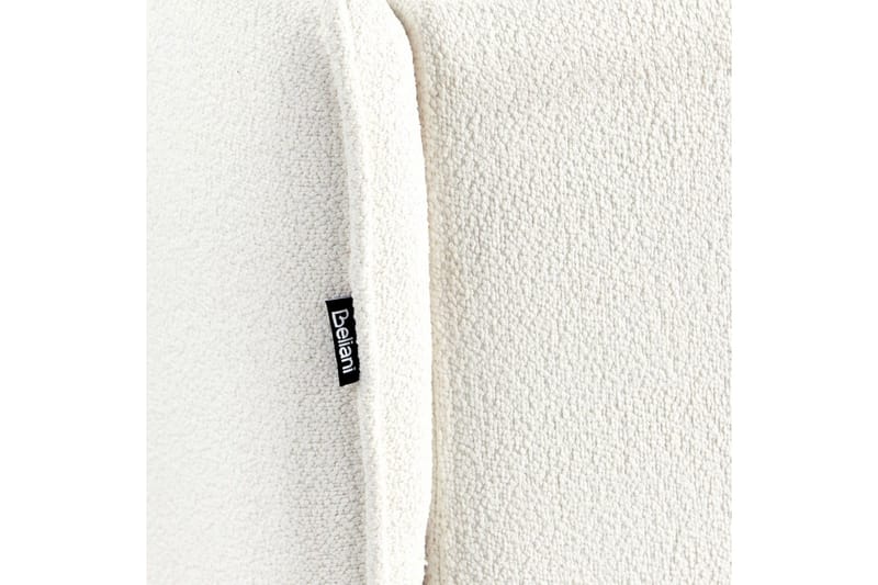 3-sitssoffa Beliani Altan Brun, Svart, Högervänd NO_BRAND White||Black Left-faced - Møbler - Sofaer - Sofa med chaiselong
