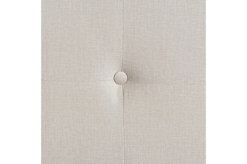 3-sitssoffa Beliani Byske Beige, mörkt trä Beige||Dark colored wood - Møbler - Sofaer - 3 personers sofa