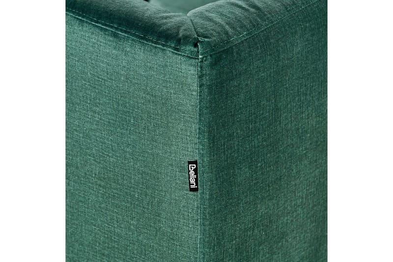 3-sitssoffa Beliani Byske Beige, mörkt trä NO_BRAND Green||Dark colored wood - Møbler - Sofaer - 3 personers sofa