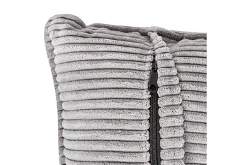 3-sitssoffa Beliani Dolva Grå, svart, Vänstervänd Grey - Grå - Møbler - Sofaer - Sofa med chaiselong