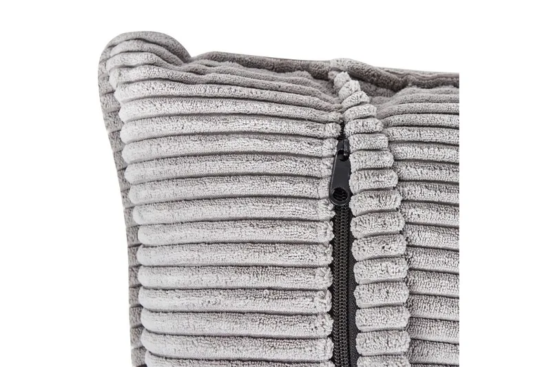 3-sitssoffa Beliani Dolva Grå, svart, Vänstervänd Grey - Grå - Møbler - Sofaer - Sofa med chaiselong