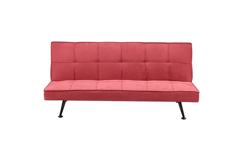 3-sitssoffa Beliani Hasle Beige, svart NO_BRAND Pink, Lyserød