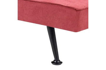 3-sitssoffa Beliani Hasle Beige, svart Pink - Lyserød - Møbler - Sofaer - Sovesofaer
