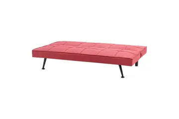 3-sitssoffa Beliani Hasle Beige, svart Pink - Lyserød - Møbler - Sofaer - Sovesofaer
