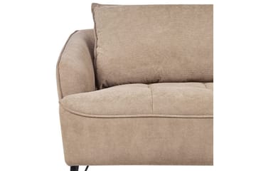 3-sitssoffa Beliani Hobro Brun, Svart Brown||Black - Møbler - Sofaer - 3 personers sofa