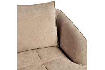 3-sitssoffa Beliani Hobro Brun, Svart Brown||Black - Møbler - Sofaer - 3 personers sofa