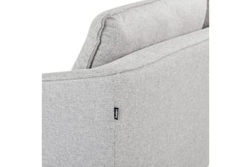 3-sitssoffa Beliani Hobro Brun, Svart Grey||Black - Møbler - Sofaer - 3 personers sofa