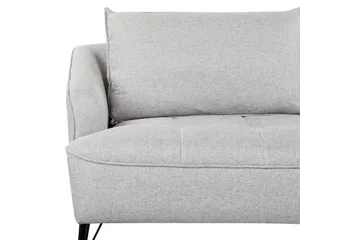 3-sitssoffa Beliani Hobro Brun, Svart Grey||Black - Møbler - Sofaer - 3 personers sofa