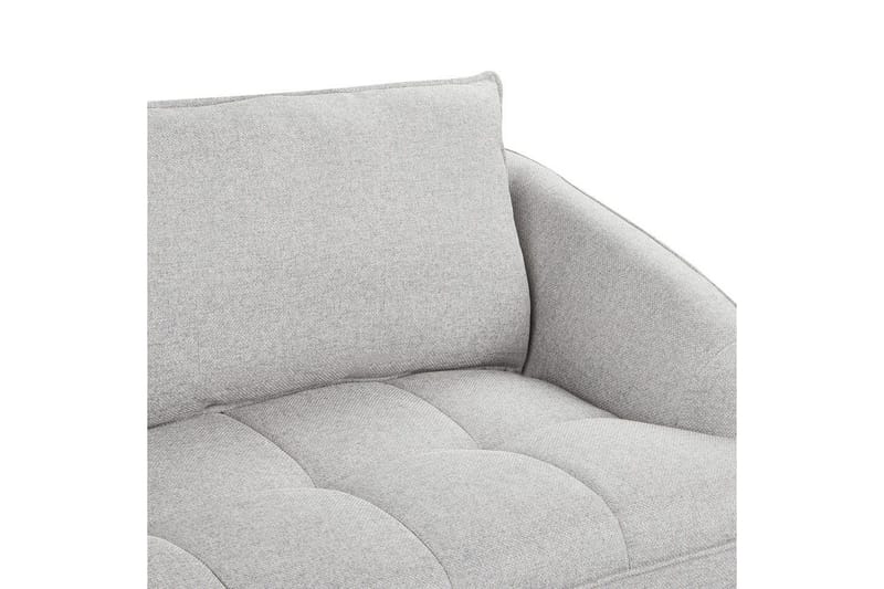 3-sitssoffa Beliani Hobro Brun, Svart Grey||Black - Møbler - Sofaer - 3 personers sofa