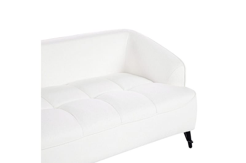3-sitssoffa Beliani Hobro Brun, Svart NO_BRAND White||Black - Møbler - Sofaer - 3 personers sofa