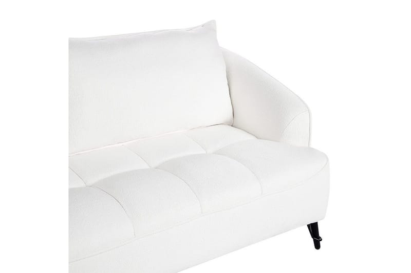 3-sitssoffa Beliani Hobro Brun, Svart NO_BRAND White||Black - Møbler - Sofaer - 3 personers sofa