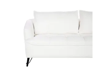 3-sitssoffa Beliani Hobro Brun, Svart White||Black - Møbler - Sofaer - 3 personers sofa