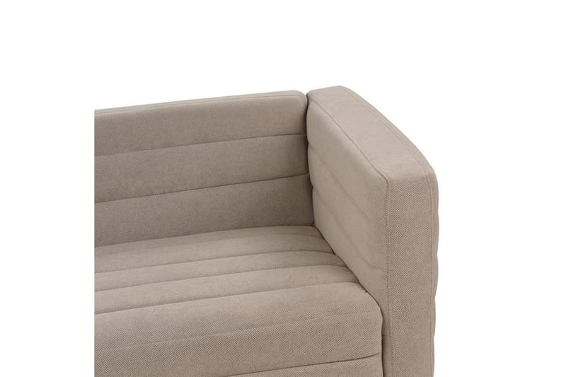 3-sitssoffa Beliani Hofn Beige, svart Beige||Black - Møbler - Sofaer - 3 personers sofa