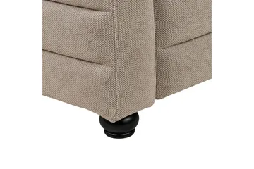 3-sitssoffa Beliani Hofn Beige, svart Beige||Black - Møbler - Sofaer - 3 personers sofa