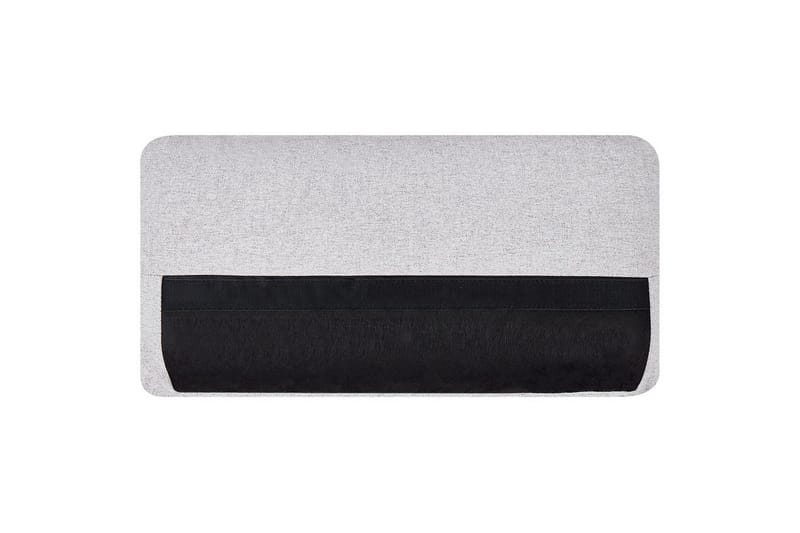 3-sitssoffa Beliani Kansseli Beige, svart Grey - Grå - Møbler - Sofaer - 3 personers sofa