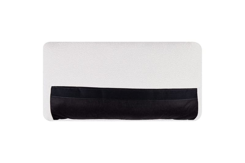 3-sitssoffa Beliani Kansseli Beige, svart White||Black - Møbler - Sofaer - 3 personers sofa