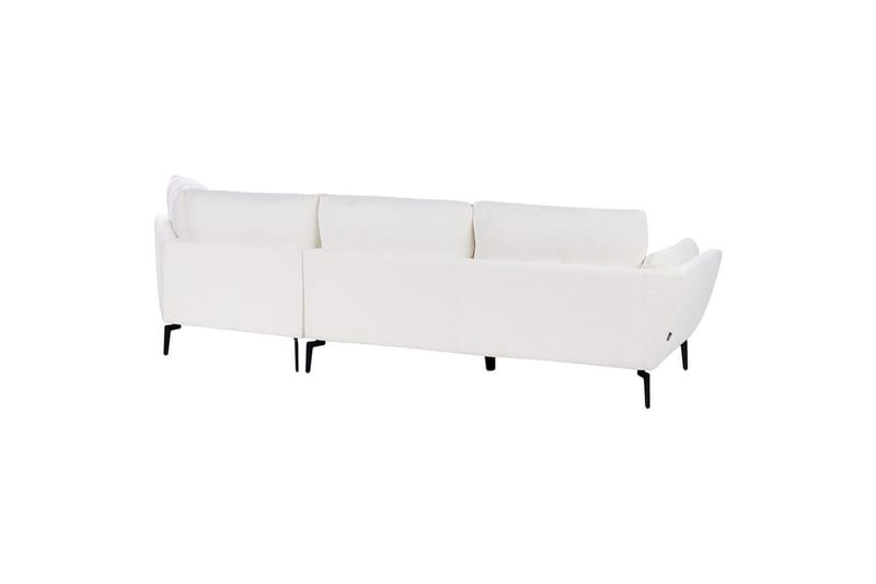3-sitssoffa Beliani Kansseli Beige, svart White||Black - Møbler - Sofaer - 3 personers sofa
