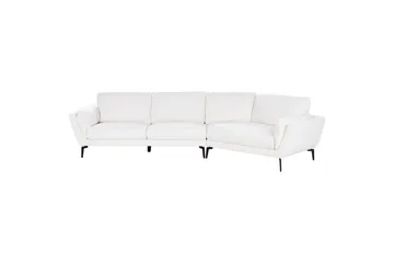3-sitssoffa Beliani Kansseli Beige, svart White||Black - Møbler - Sofaer - 3 personers sofa